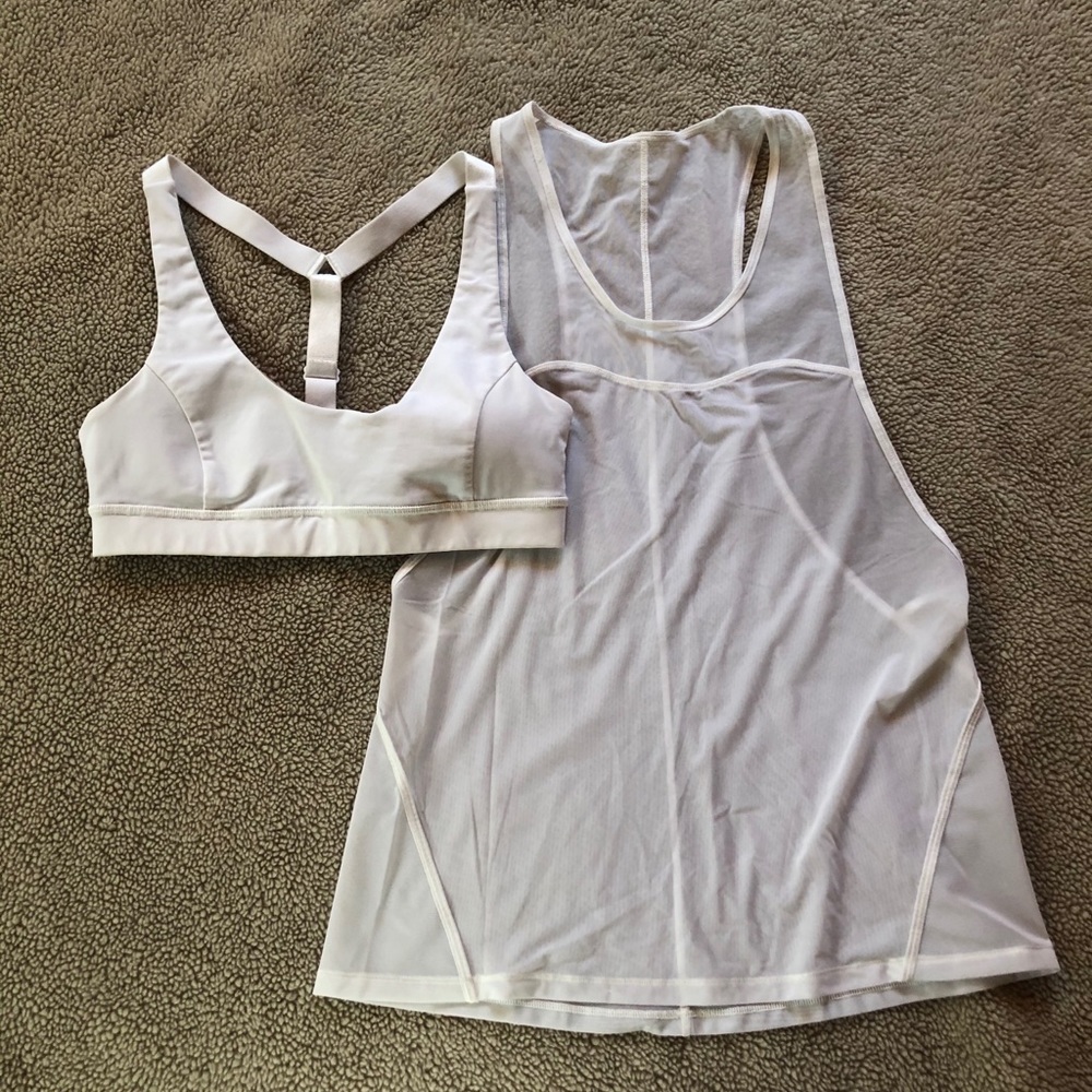 Lululemon Sheer Tank with Bra